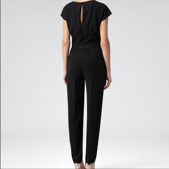 Reiss Jumpsuit Roco black crewneck - Picture 3 of 16